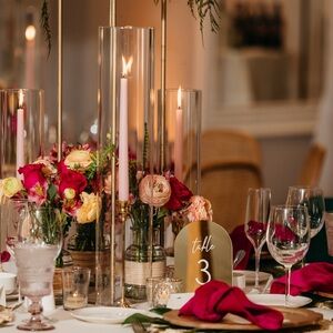 Gold Dome Table Numbers